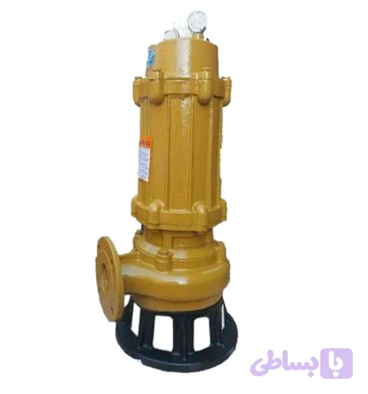 لجن کش استریم 15 متری 8 اینچ 20 اسب سه فاز خروجی بغل مدل SWQ180-15-15 | پمپ لجنکش آبدهی بالا ۳ فاز