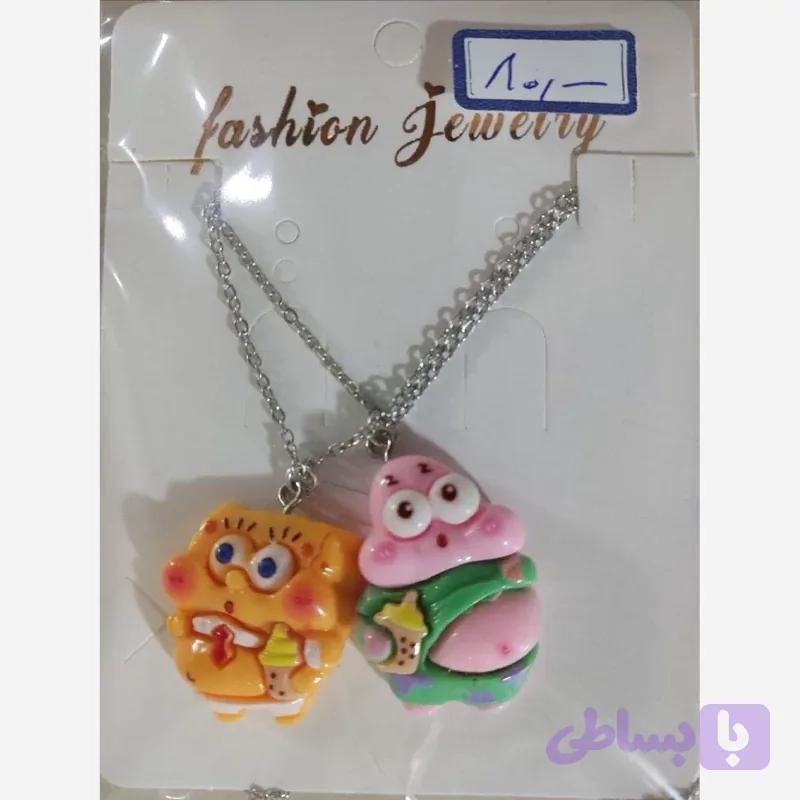 گردنبند ست پاتریک و باب اسفنجی