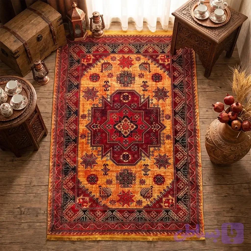 فرش نقش کهن هرمس بلوچی کد 6049