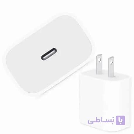 آداپتور ۱۸ وات پورت USB-C اورجینال اپل — تصویر 1
