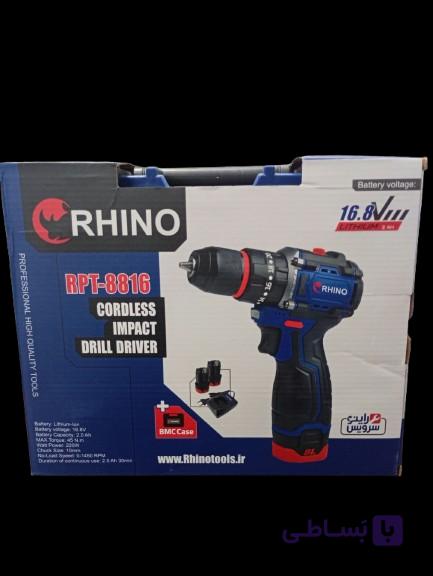 دریل شارژی 16 ولت RHINO  مدل 8816
