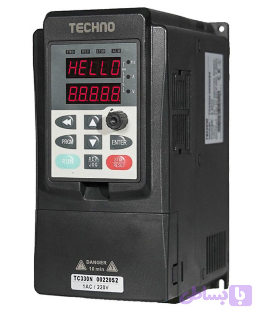 اینورتر 2.2KW کیلو وات سه فاز سبک کار سری TC330S-00220T4 تکنو Techno
