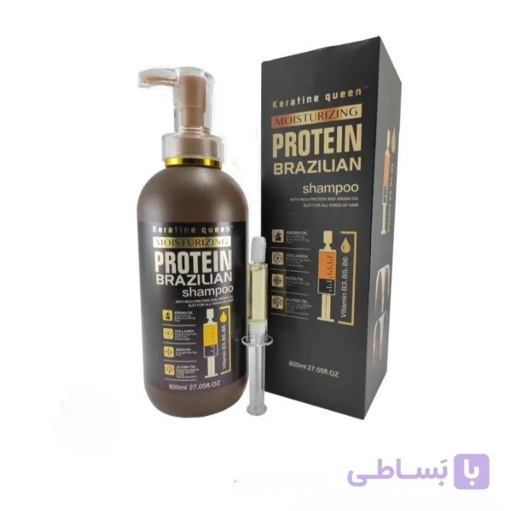 شامپو پروتئین کراتین کوئین