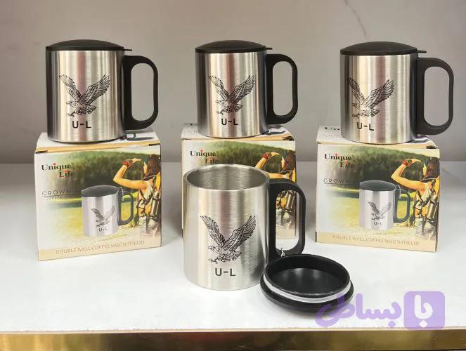 لیوان استیل دوجداره یونیک