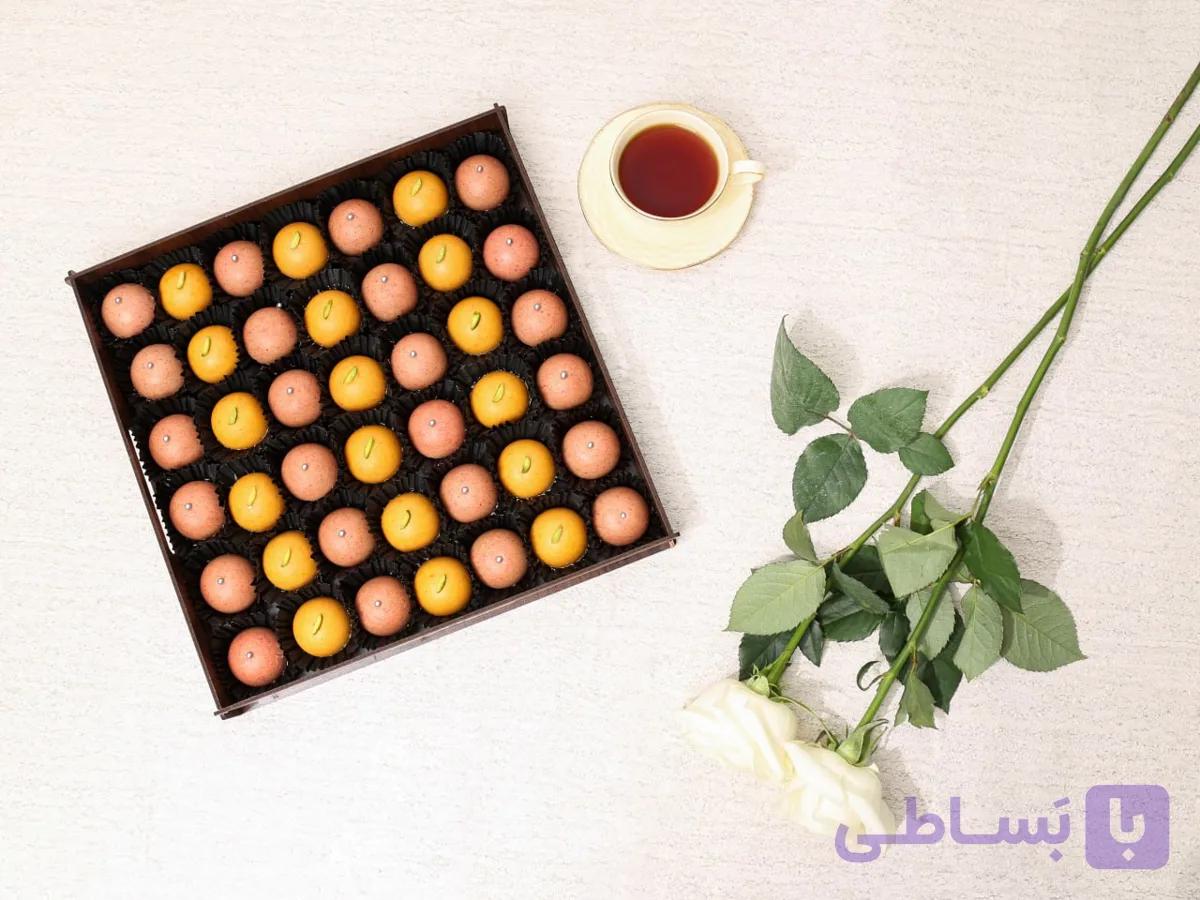 دیس حلوا زعفرانی بوتیکی — تصویر 1