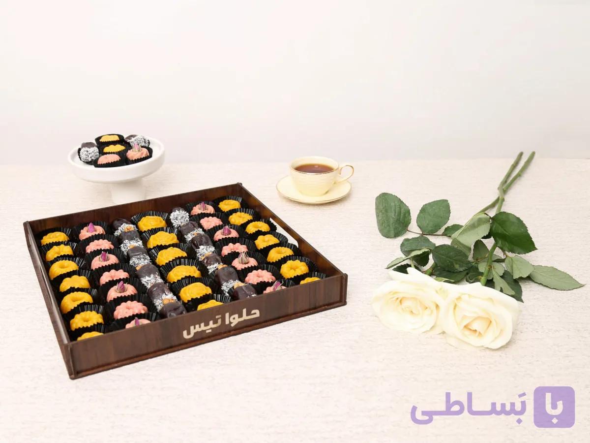 دیس ترحلوا و بوتکی و خرما گردویی میکس — تصویر 1