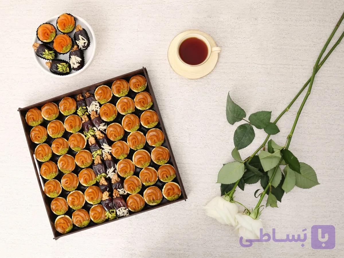 دیس تارت حلوا زعفرانی — تصویر 1