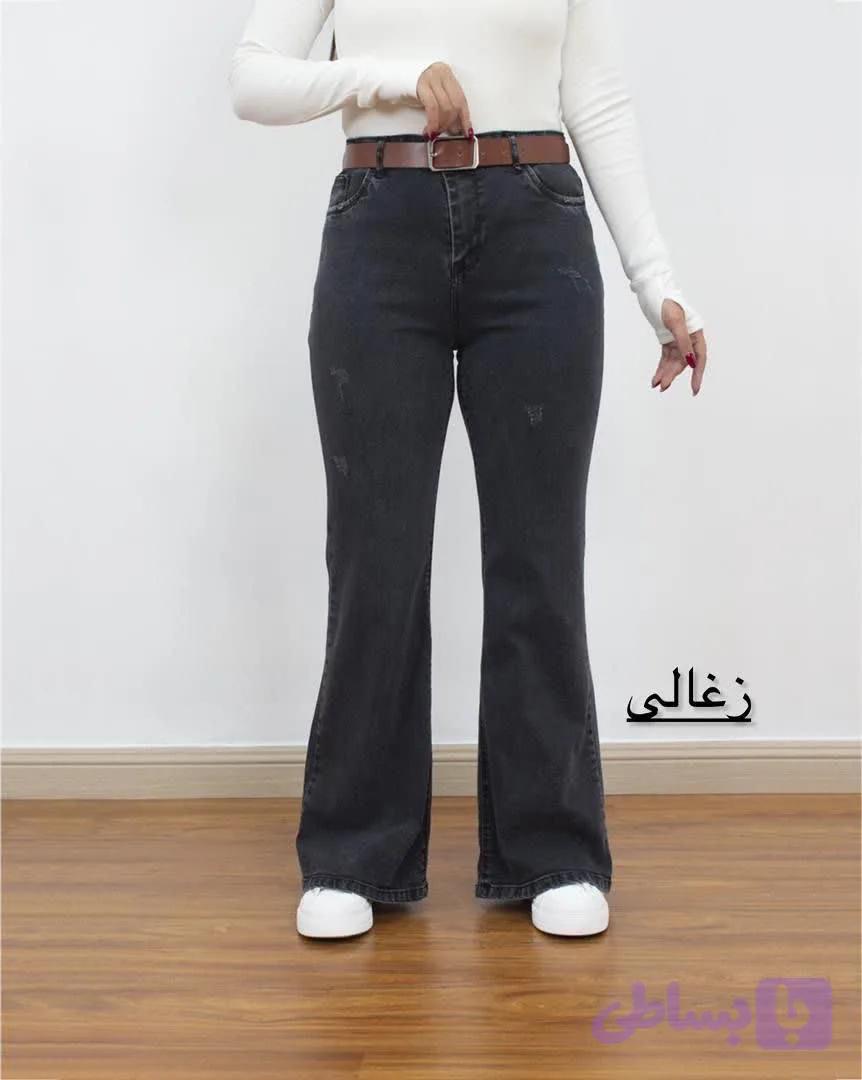 شلوار جین بوتکات(دمپا)قیمت قبل — تصویر 1