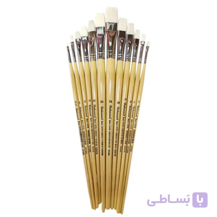 قلمو نقاشی ره اورد سری12عددی تخت دسته کرم1379 — تصویر 1