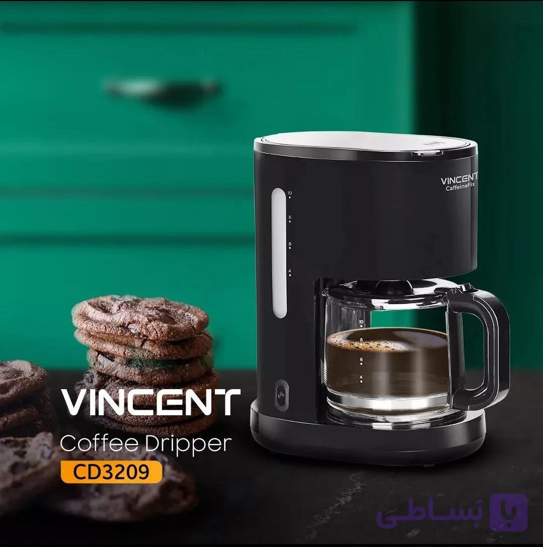 قهوه ساز وینسنت مدل CD3209