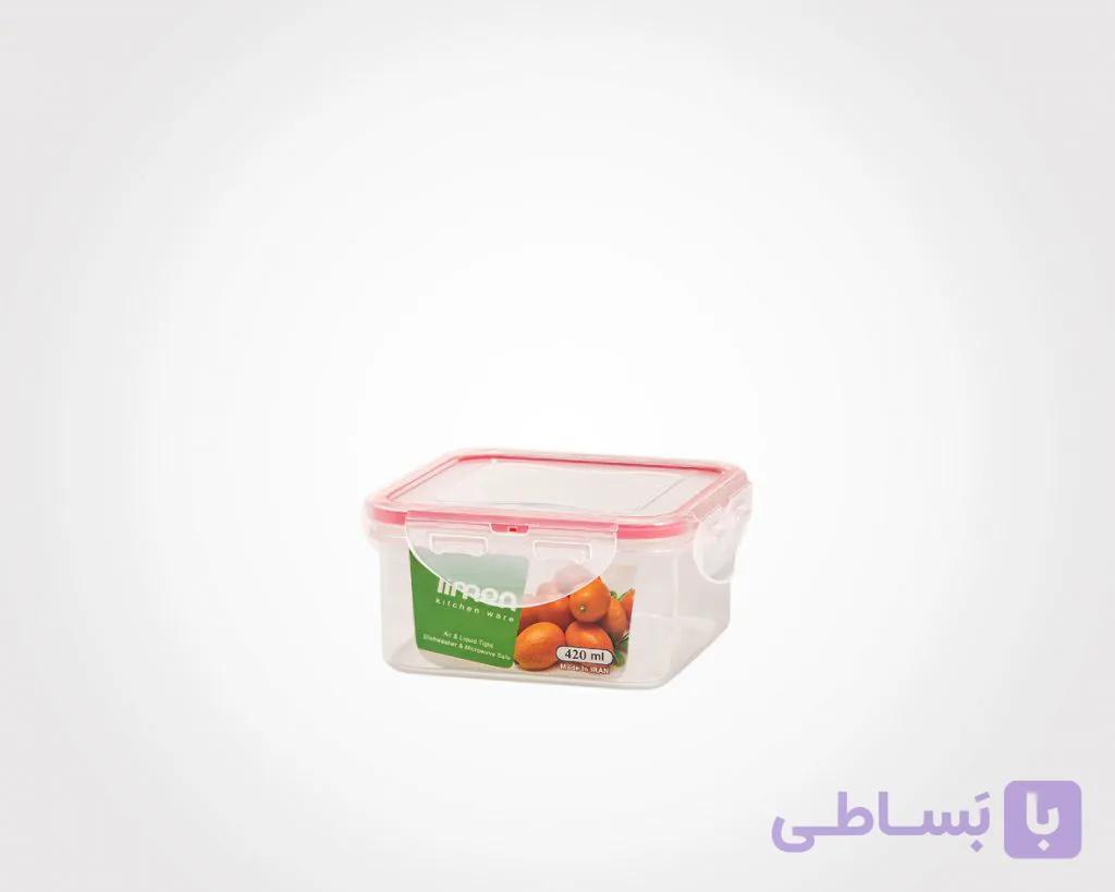 ظرف فریزری مربع 420 لیمون — تصویر 1