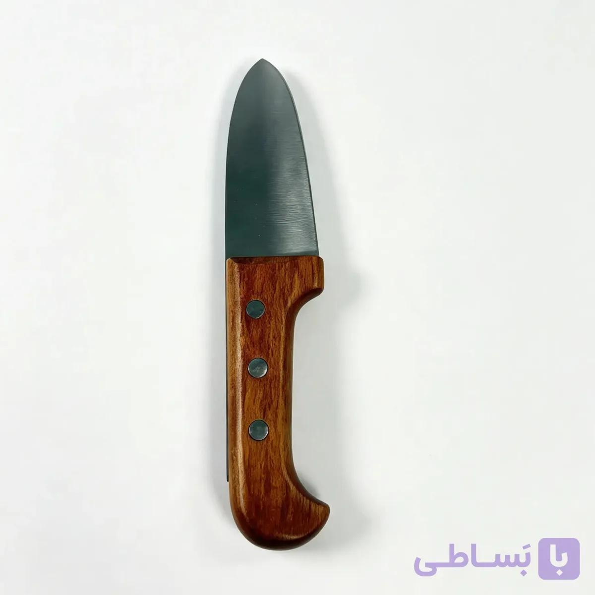 چاقو سلاخی 1 دسته چوبی تیغه 9 حیدری