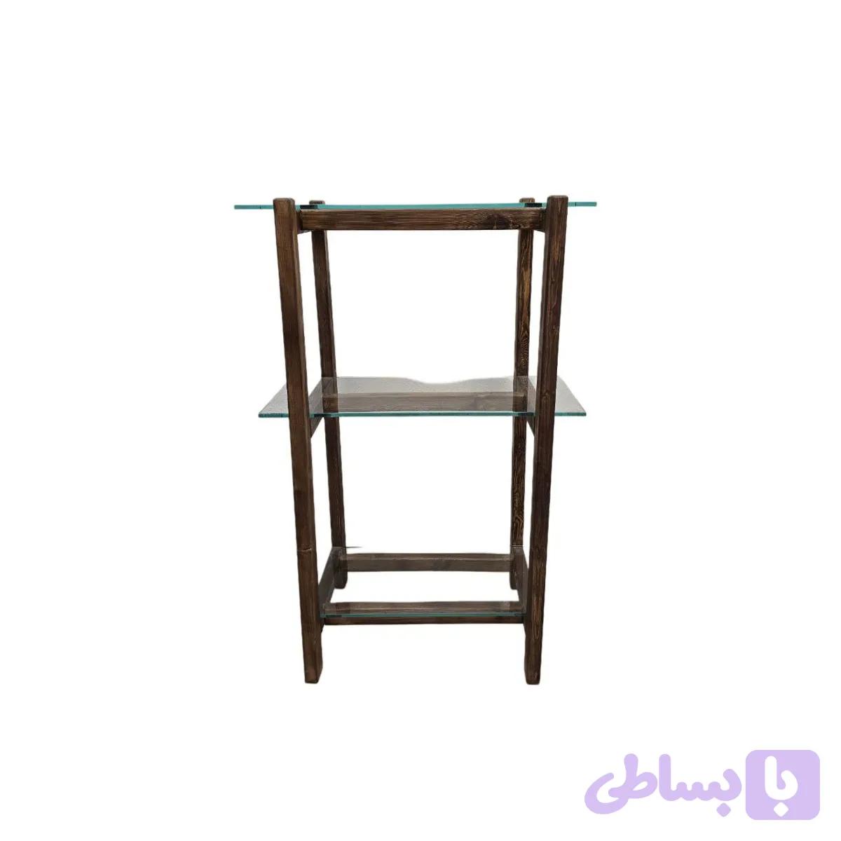 استند ترکیب چوب و شیشه — تصویر 1