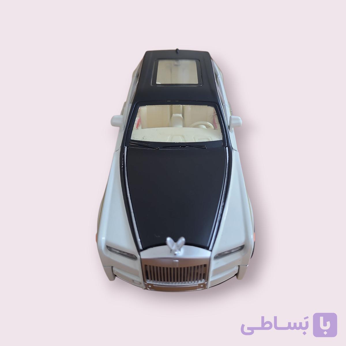 ماشین فلزی رولز رویس آیتم 2403 رنگ سفید مقیاس 1/24