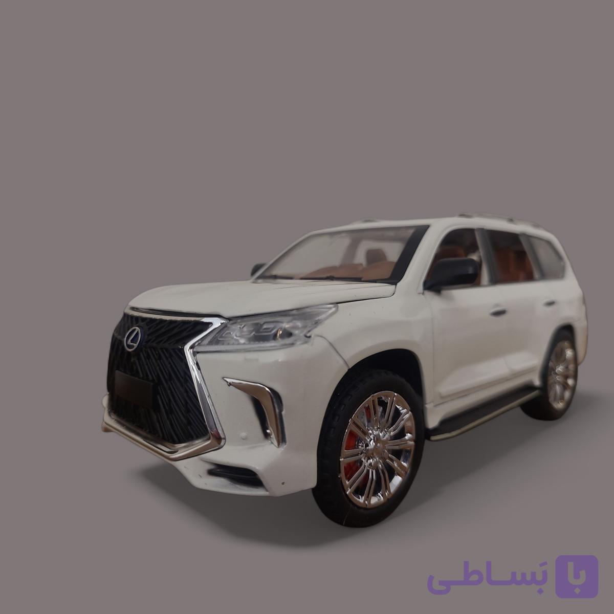 ماشین فلزی دودزا مدل لکسوس LX570 کد CZ125AD رنگ ابی کاربنی