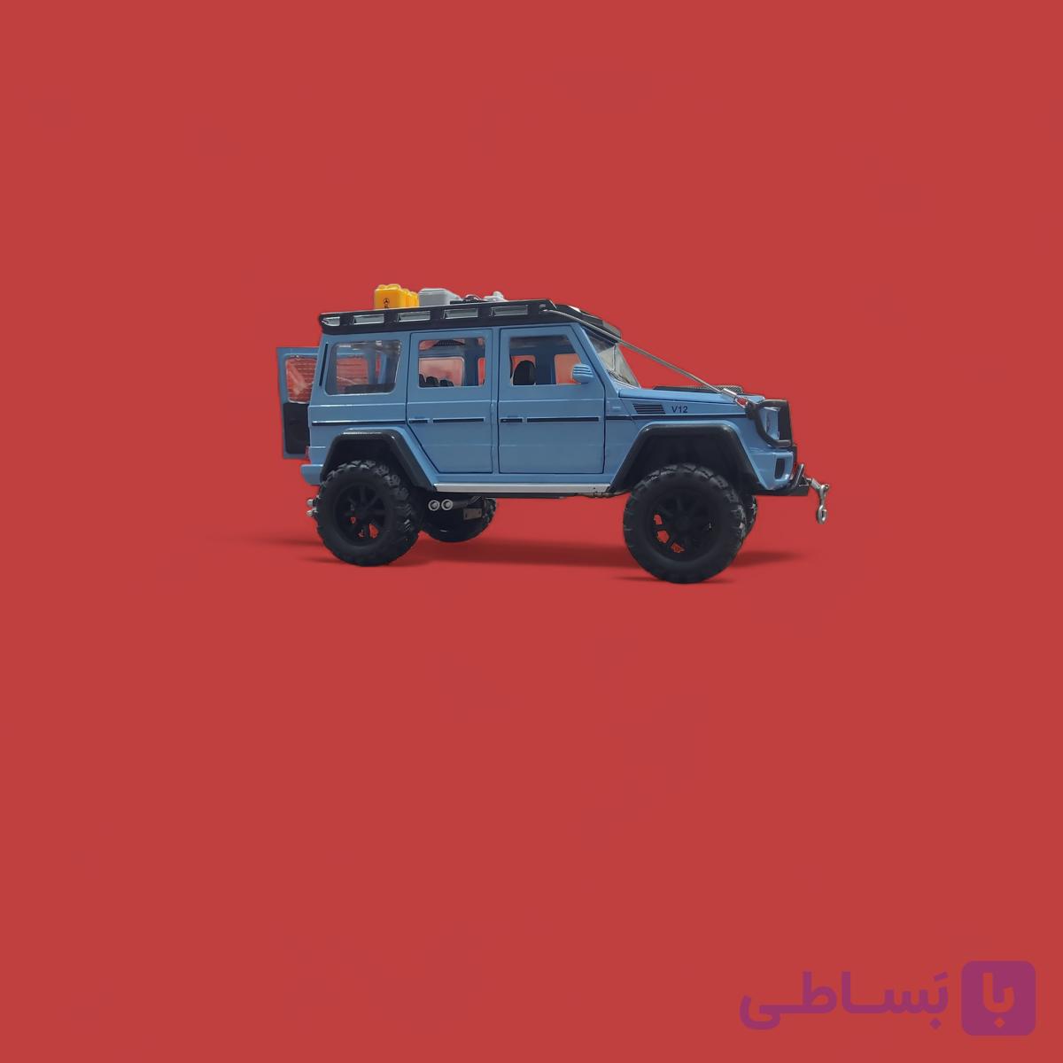 ماکت فلزی ماشین مرسدس بنز  رنگ نقره ایG550 Adventure Edition مقیاس 1:24
