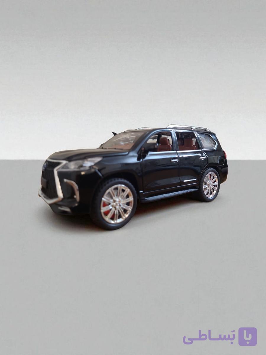 ماشین فلزی لکسوس LX570 دودزا آیتم  CZ125AD رنگ مشکی