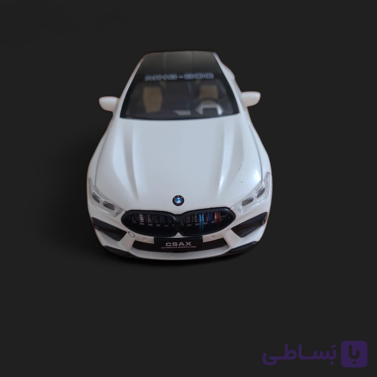 ماکت فلزی ماشین بی‌ام‌و BMW سری M8  مشکی در مقیاس 1:24(cz167a)