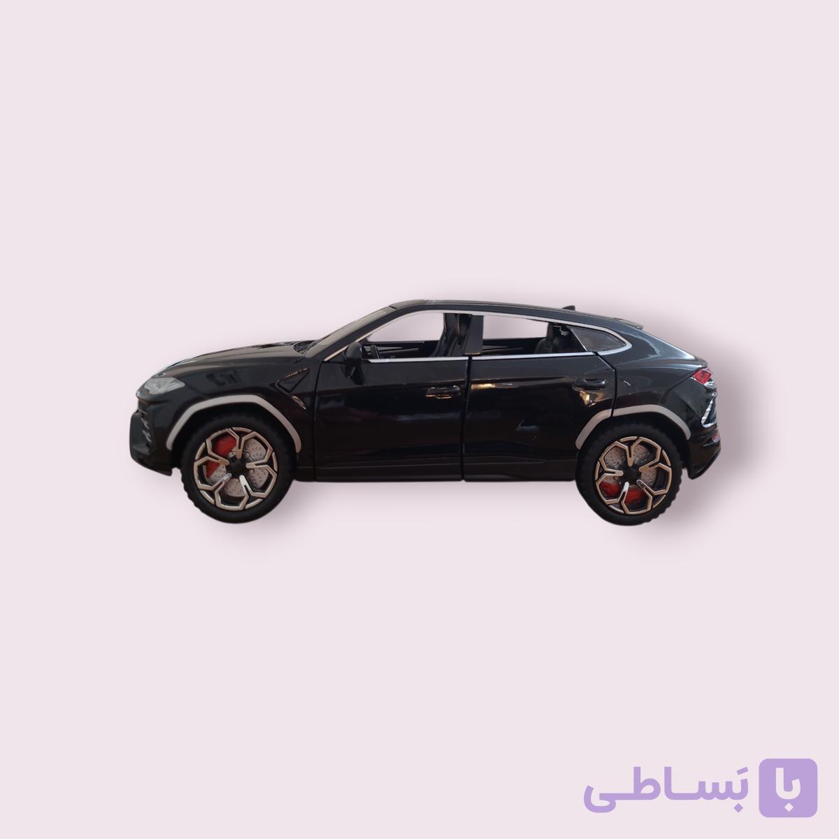 ماکت فلزی ماشین لامبورگینی اوروس دودزا رنگ مشکی Lamborghini Urus مقیاس 1:24(cz141AD)