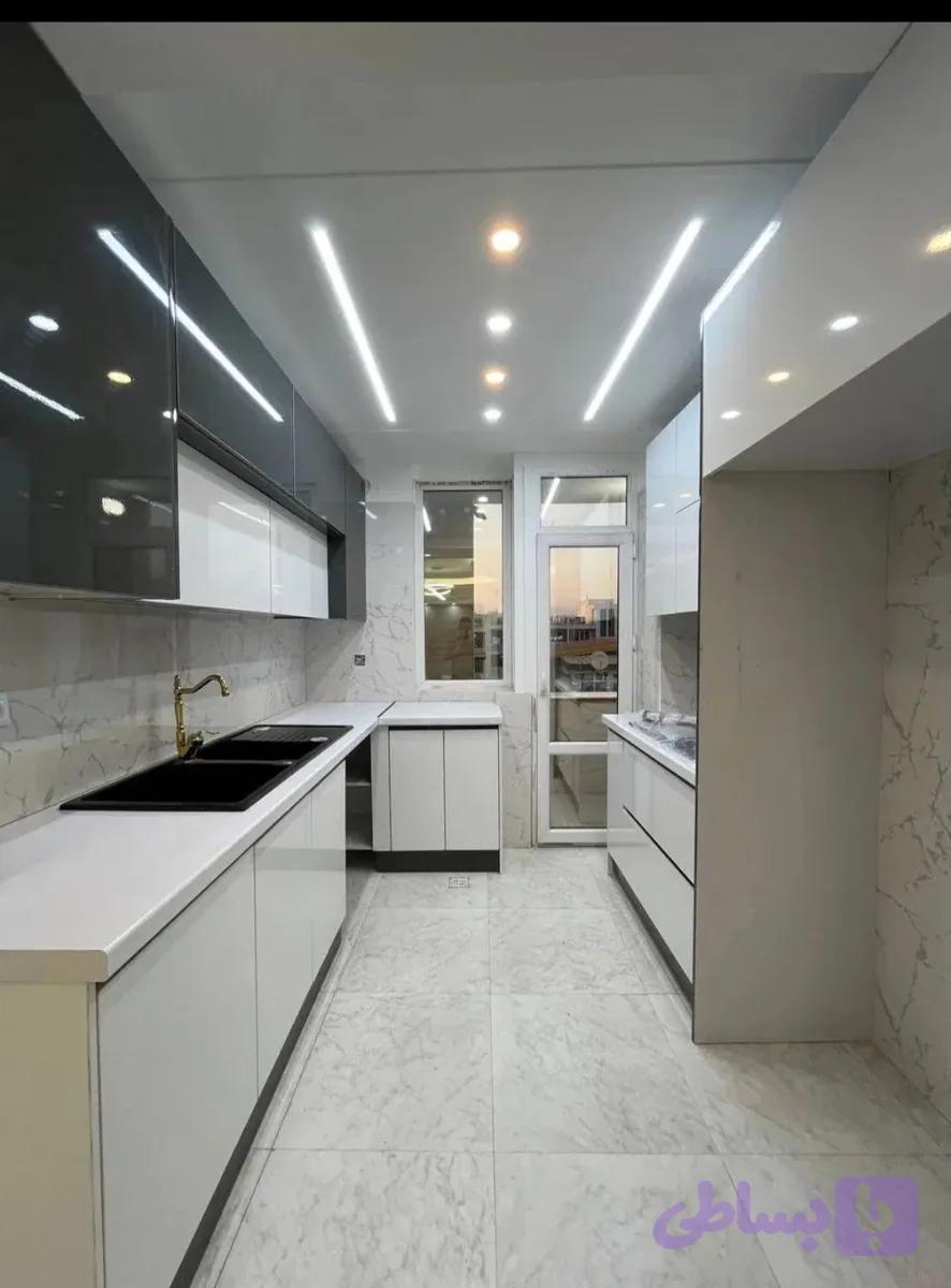 کابینت هایگلس پاک چوب دورنگ دوپله جدید کدXz۳۰۳