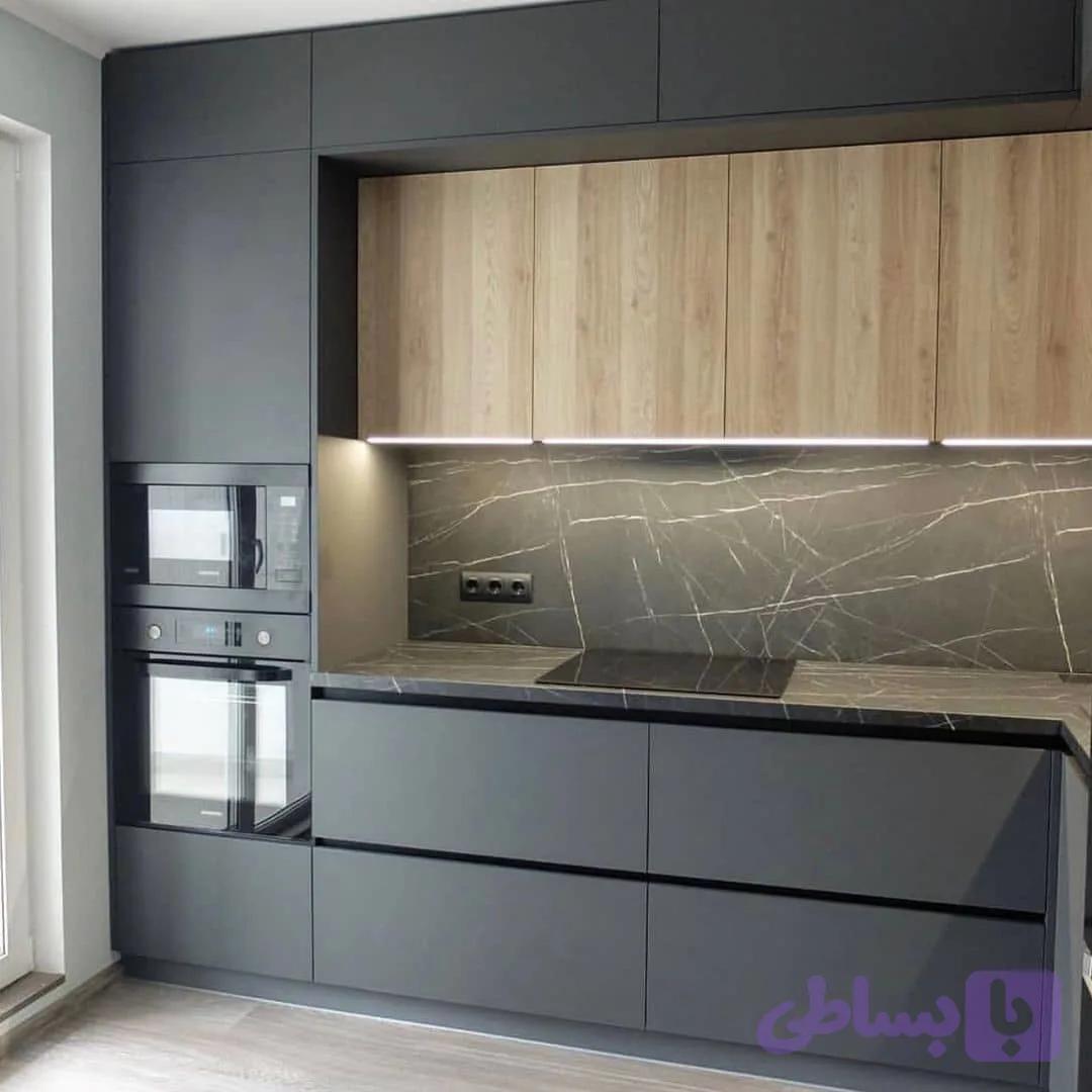 کابینت آشپزخانه سوپرمات پاک چوب و AGTکدSF121