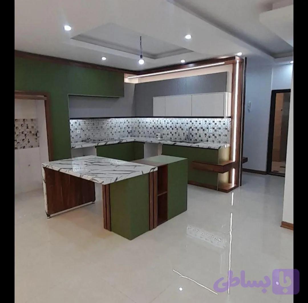 کابینت آنتی فینگر سوپرمات پاک چوب باصفحه مرمر کدMM۲۳۹