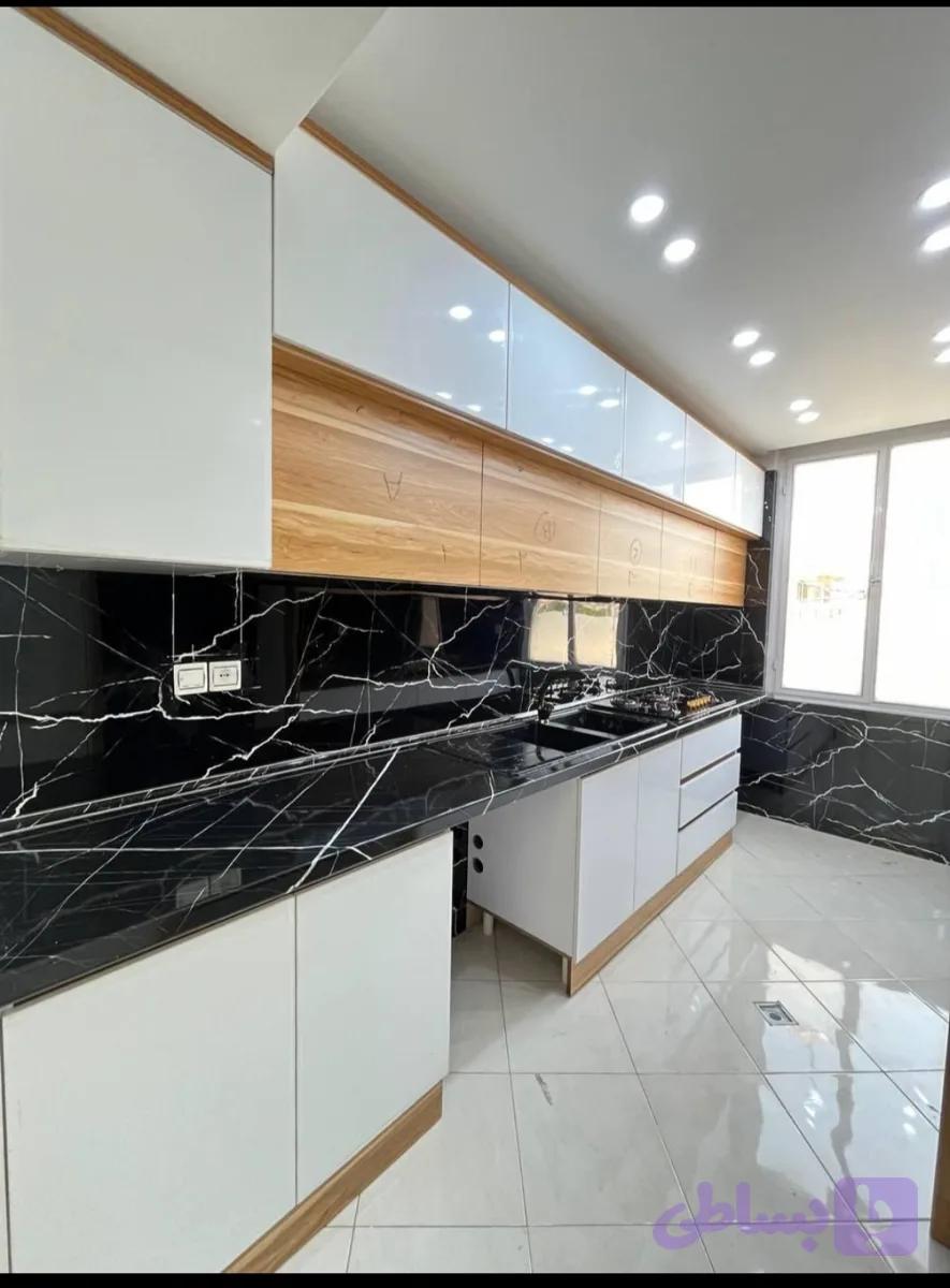 کابینت آشپزخانه هایگلس پاک چوب و فرامید کدgg887