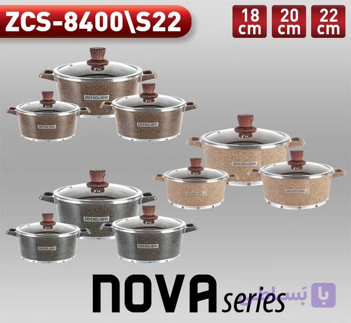 سرویس قابلمه گرانیت زیو مدل Z-8400-22 — تصویر 1