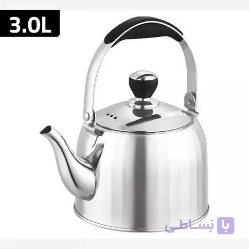 کتری 3 لیتری استیل zio مدل ZTP-1625/L03 — تصویر 1
