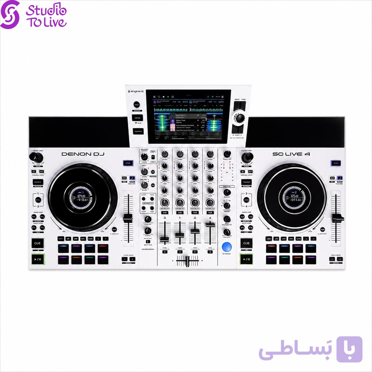 کنترلر دی‌جی Denon DJ SC Live 4 White — تصویر 1