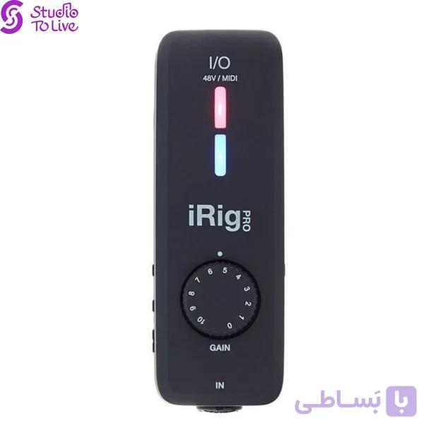 کارت صدا آی کی مالتی مدیا مدل iRig Pro Quattro I/O