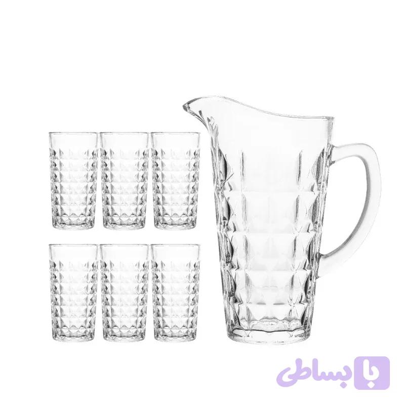 سرویس پارچ و لیوان 7 پارچه دلی سوگا مدل DSH2027 (پس کرایه)
