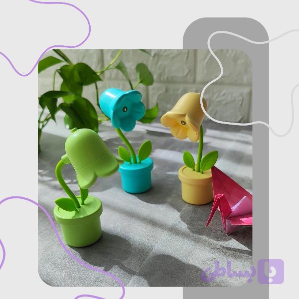 مینی چراغ مطالعه طرح گل