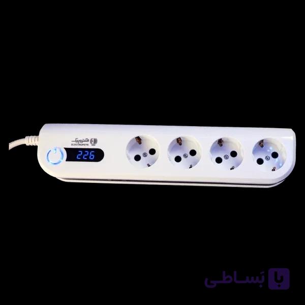 چند راهی برق محافظ دار سورا مدل 1001 — تصویر 1