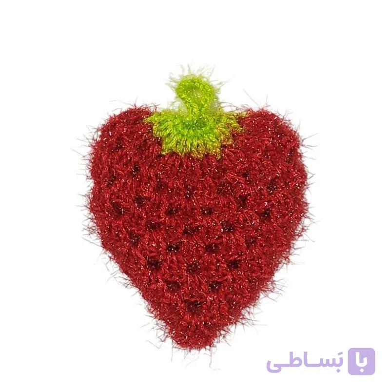 اسکاچ بافتنی مدل توت فرنگی