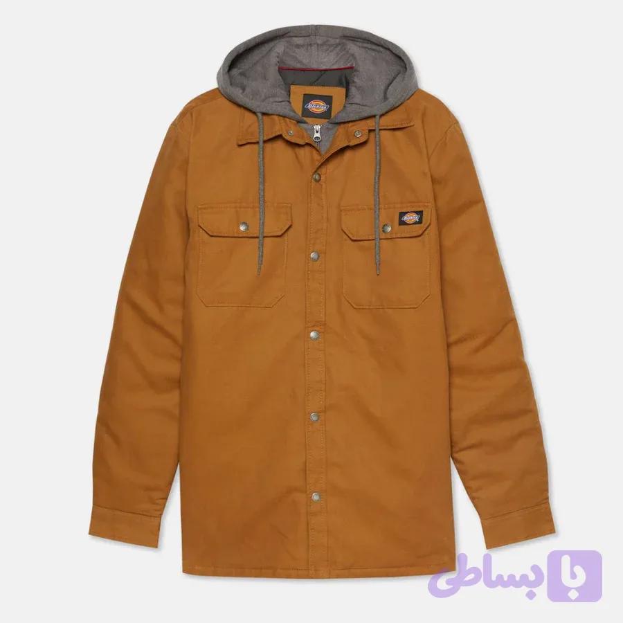 کاپشن دیکیز مدل Dickies Duck Shirt قهوه ای — تصویر 1