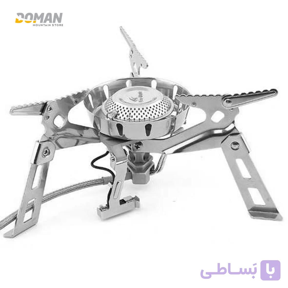 سرشعله؛ چراغ خوراک پزی کمپینگ و طبیعت گردی؛ فایر مپل FireMaple   مدل: کد: 123 / FMS123 FMS123 Portable Camping Stove Wind-Resistant — تصویر 1