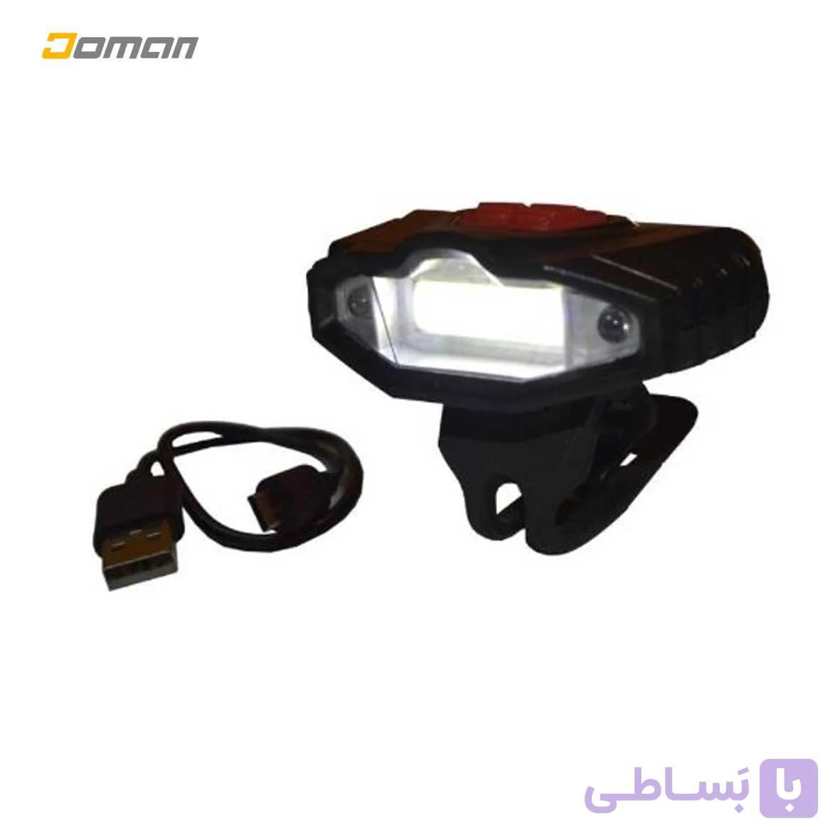 چراغ دوچرخه؛ کیاکو CIAKUO ( سفید ) جلو / قرمز ( عقب ) مدل: کیاکو کا کا 901 CIAKUO KK-901 COB BIKE LIGHTS — تصویر 1
