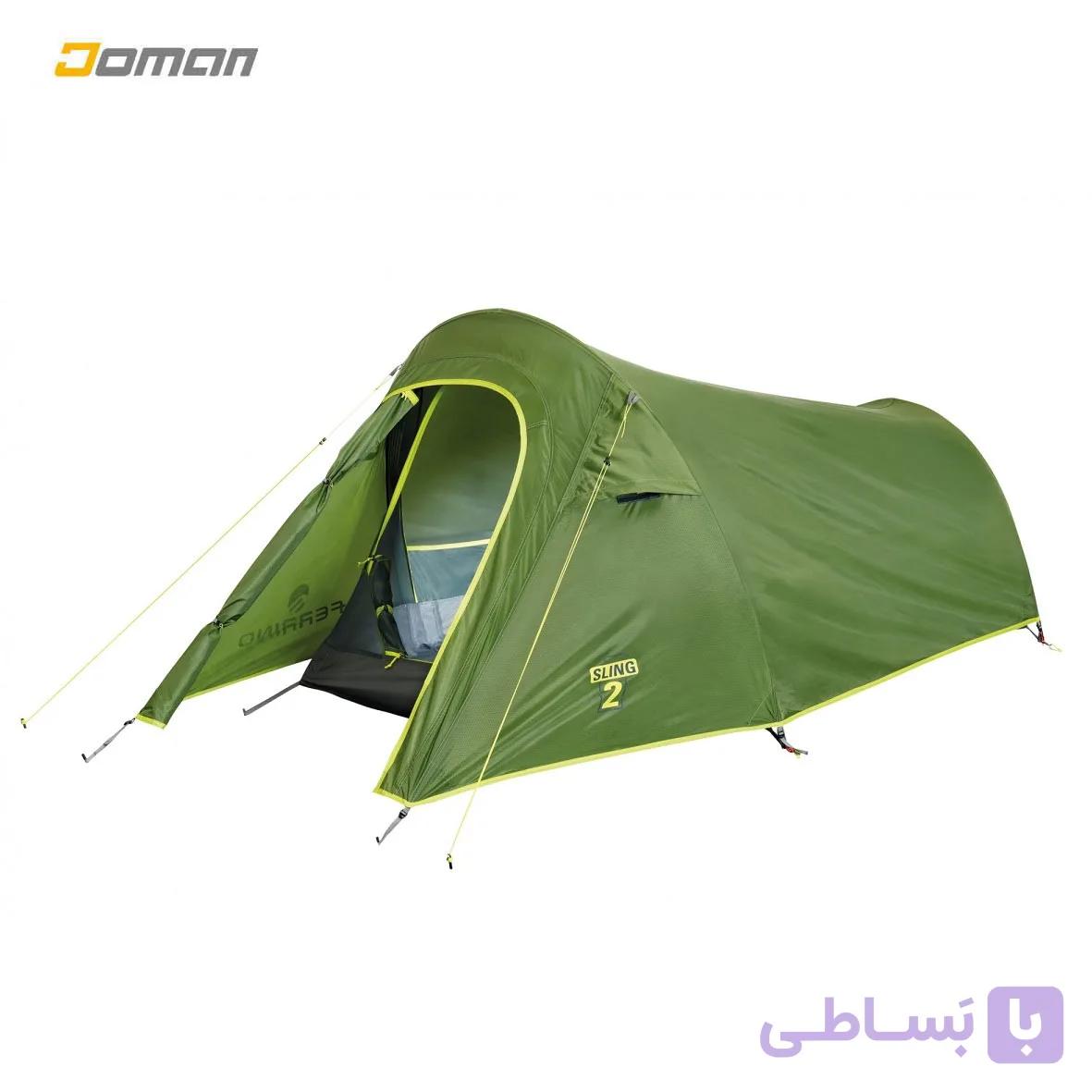 چادر کوهنوردی فرینو ایتالیا مدل اسلینگ دو دو پوش 2 نفره — تصویر 1