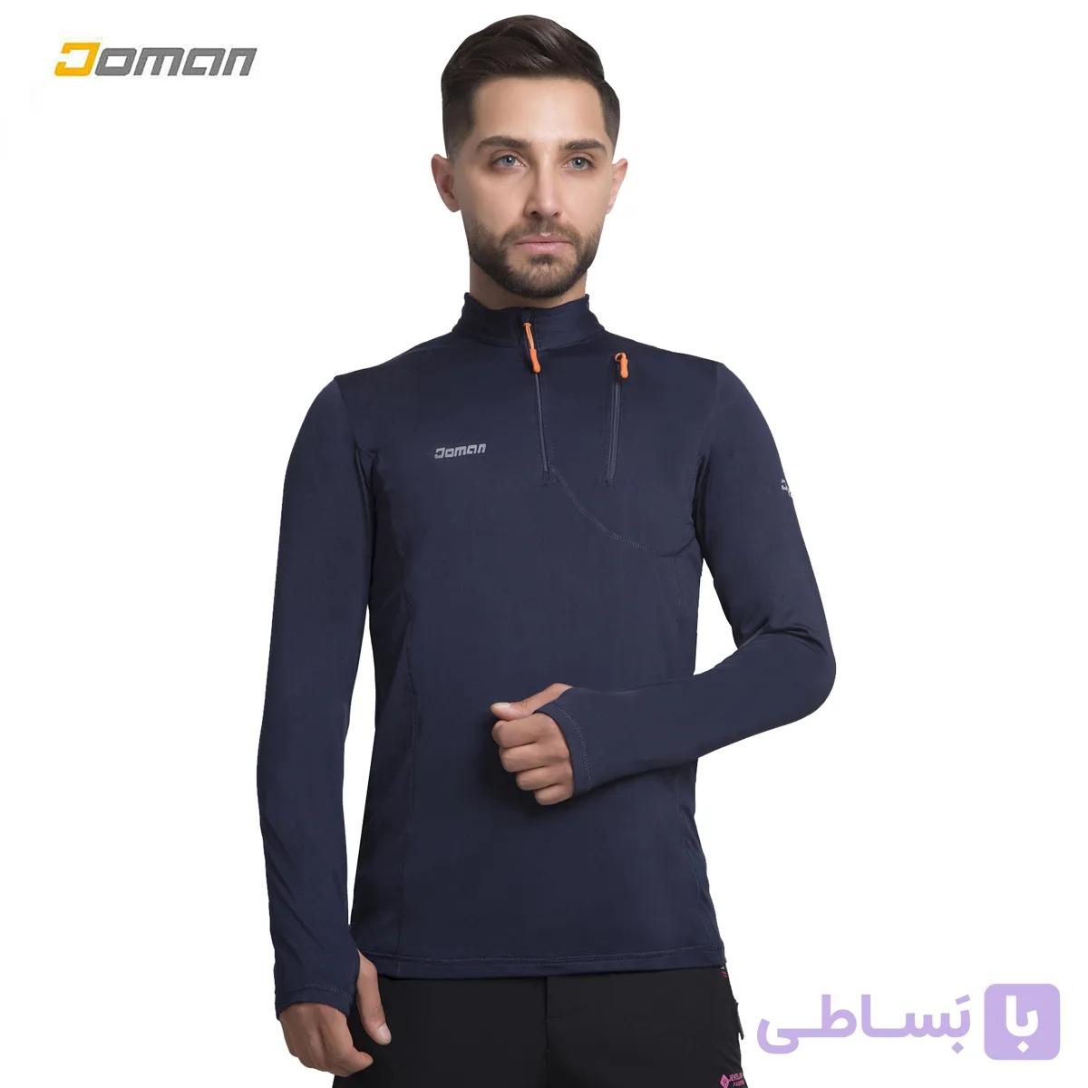پیراهن کوهنوردی نیم زیپ دومان مدل گرانیت پرو مردانه — تصویر 1