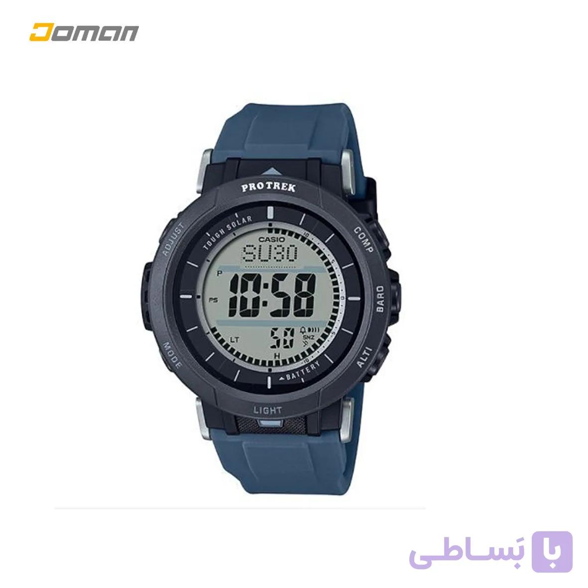 ساعت کوهنوردی کاسیو پرو ترک CASIO PRO TREK ژاپن مدل: پی آر جی PRG-30-2DR — تصویر 1