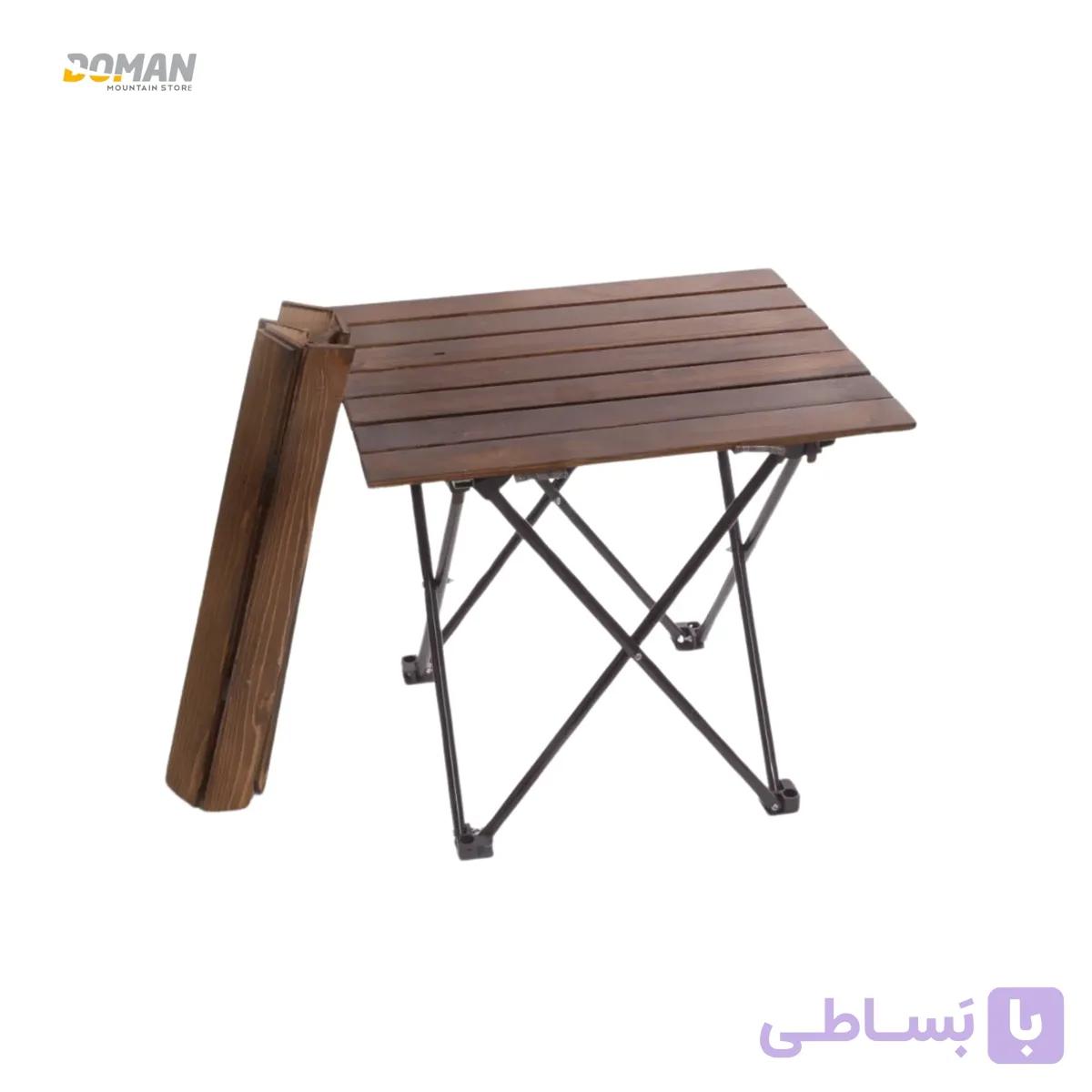 میز کمپینگ تاشو دنیز توریست مدل چوبی کد D201 — تصویر 1