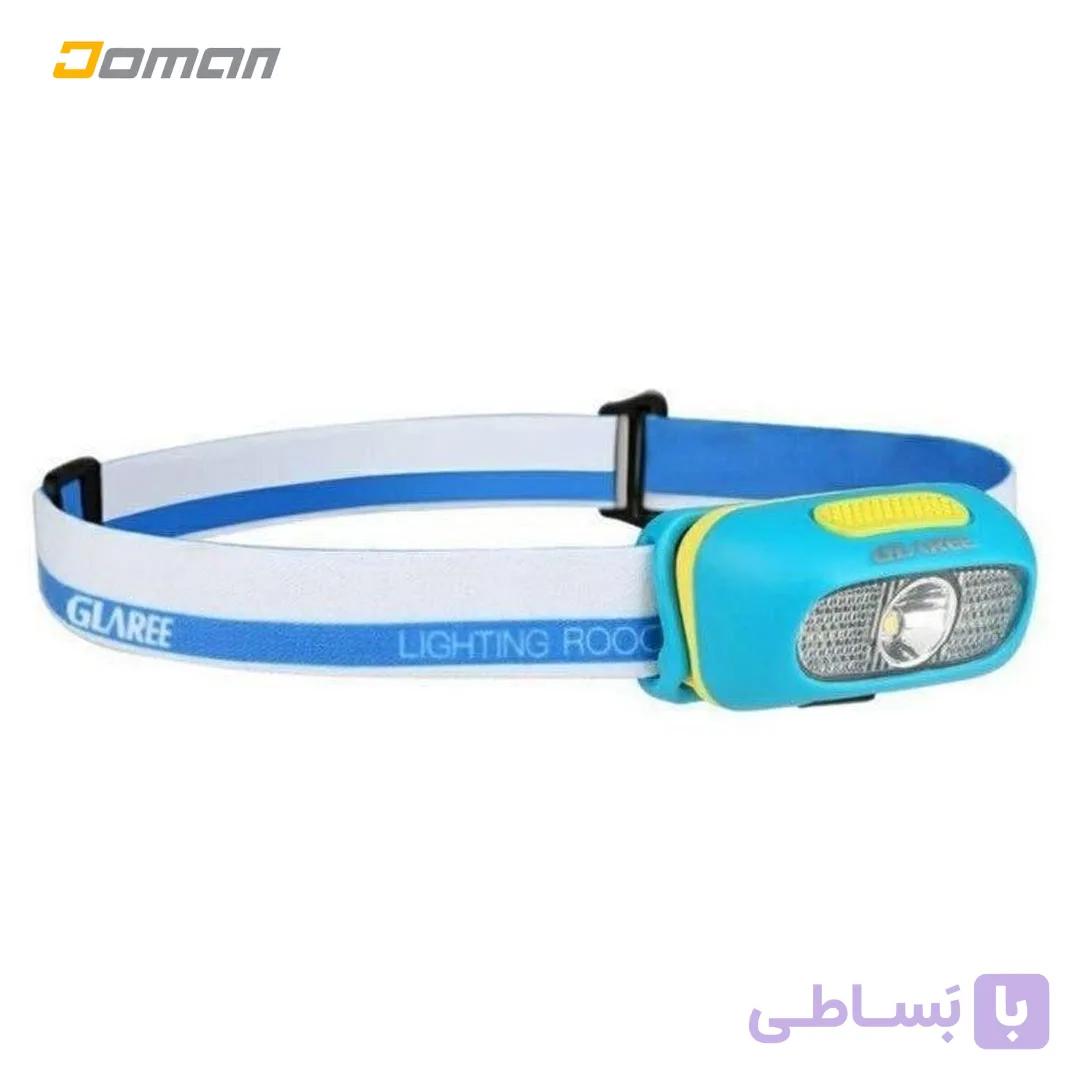 چراغ پیشانی هدلمپ کوهنوردی گلاری GLAREE مدل اِل بیست اِل L20L شارژی باتری لیتیومی — تصویر 1