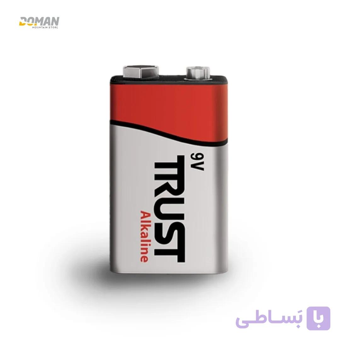 باتری کتابی 9 ولت آلکالاین تراست TRUST — تصویر 1