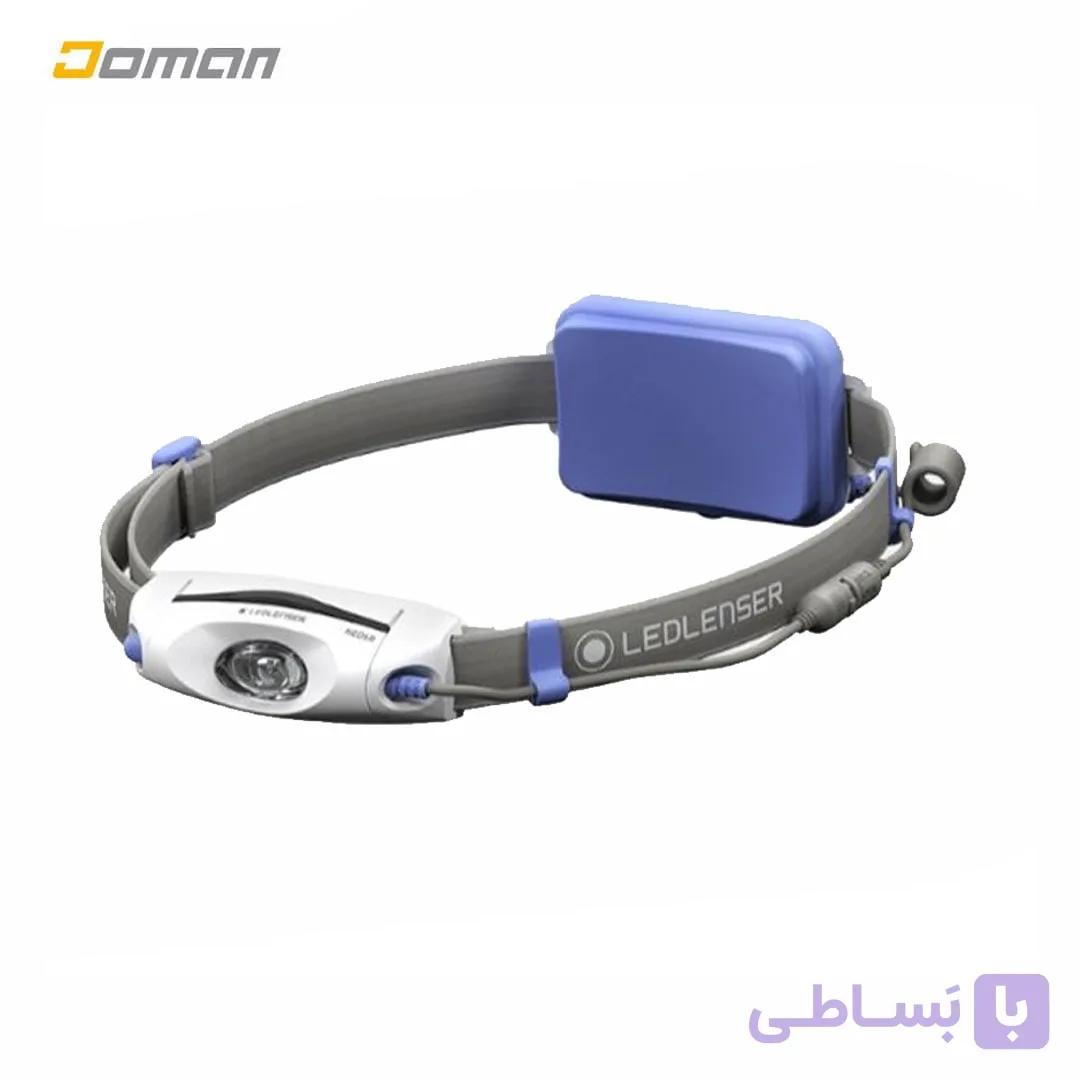 چراغ پیشانی هدلمپ کوهنوردی؛ لِدلنسر LEDLENSER آلمان مدل نئو چهار MEO4 — تصویر 1