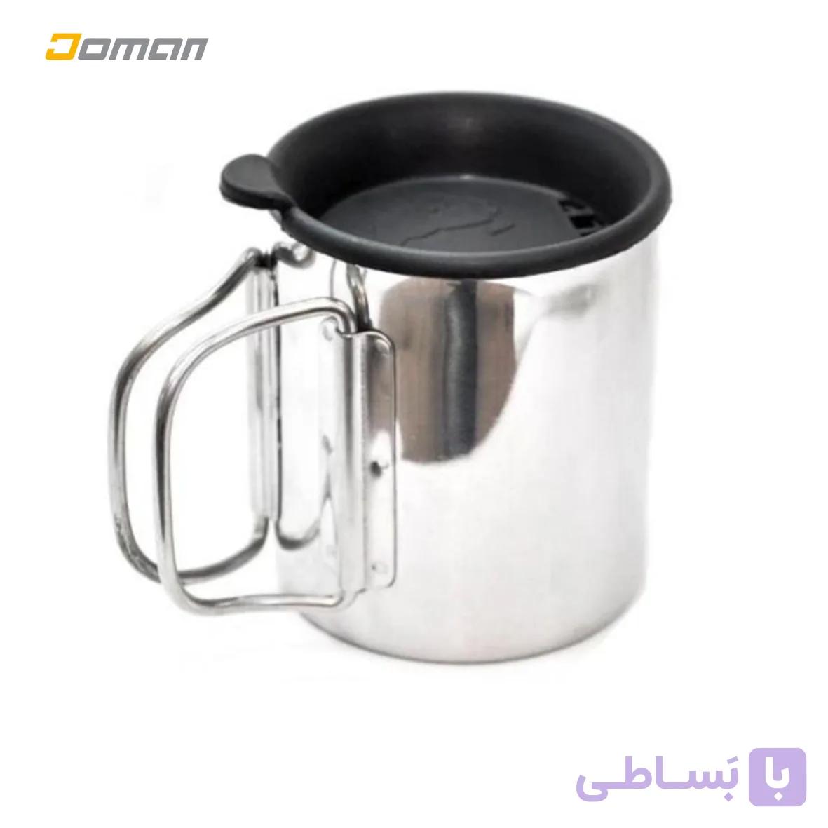 لیوان کوهنوردی استیل دو جداره تاتونکا TATONKA آلمان ماگ ترمو دو جداره دسته دار 250 میل MUG THERMO 250 — تصویر 1