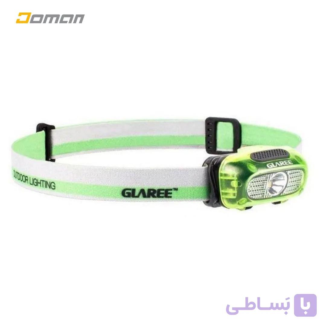 چراغ پیشانی هدلمپ کوهنوردی؛ گلاری GLAREE  مدل اِل بیست L20 — تصویر 1