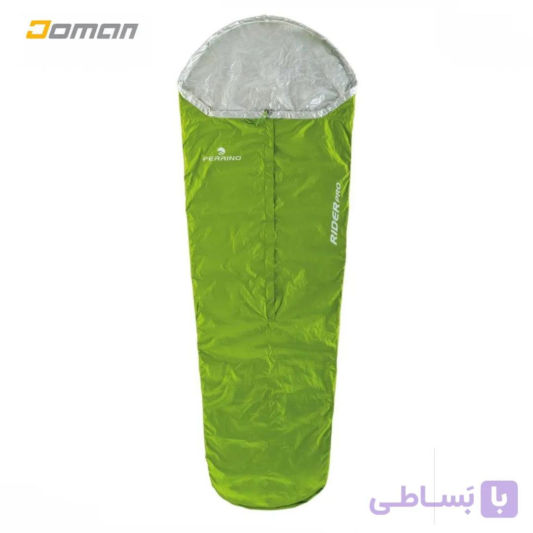 کیسه بیواک کوهنوردی فرینو FERRINO  ایتالیا؛ کیسه اضطراری کوهنوردی مدل اسلیپینگ بگ کاور رایدر پرو Sleeping Bag Rider Pro — تصویر 1