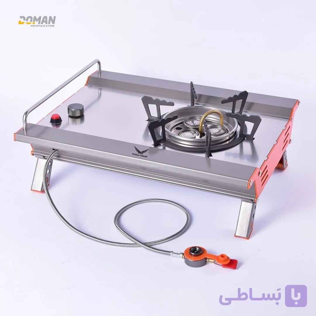 چراغ خوراک پزی کمپینگ و طبیعتگردی اسنوهاک سه شعله کد: SN-C6191 — تصویر 1