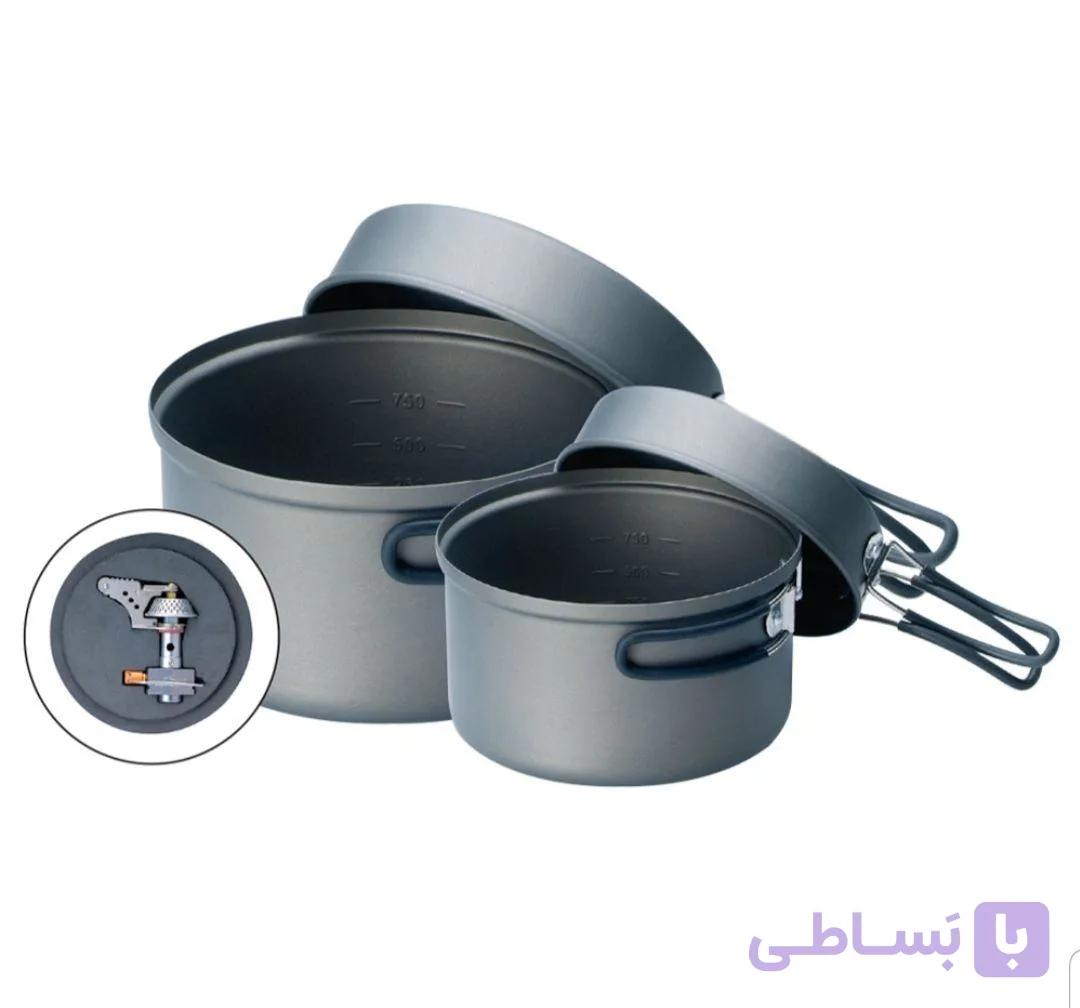 ظروف پخت و پز کوهنوردی کُوا KOVEA کره جنوبی مدل سولو 3 SOLO مناسب یک تا دو نفر — تصویر 1